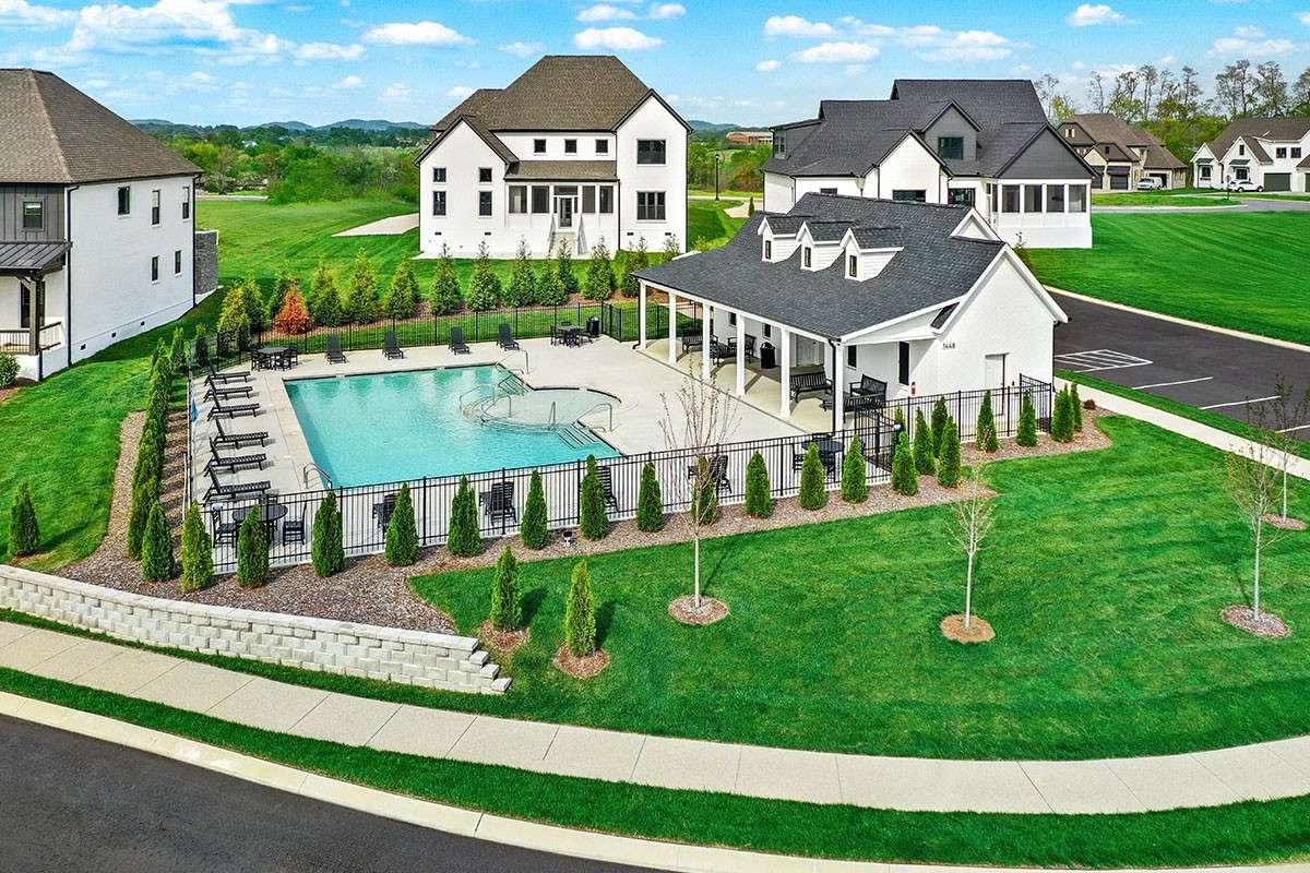 Clubhouse and pool within walking distance