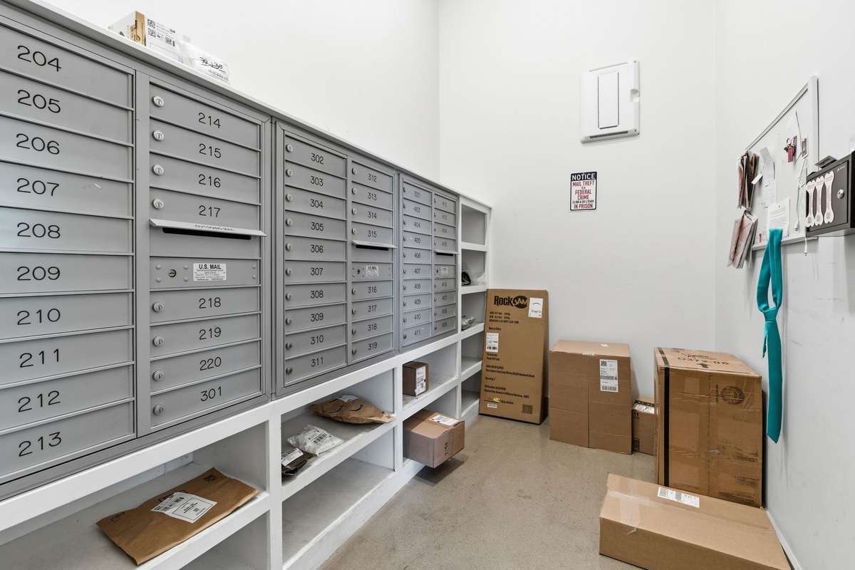 Locked mailroom