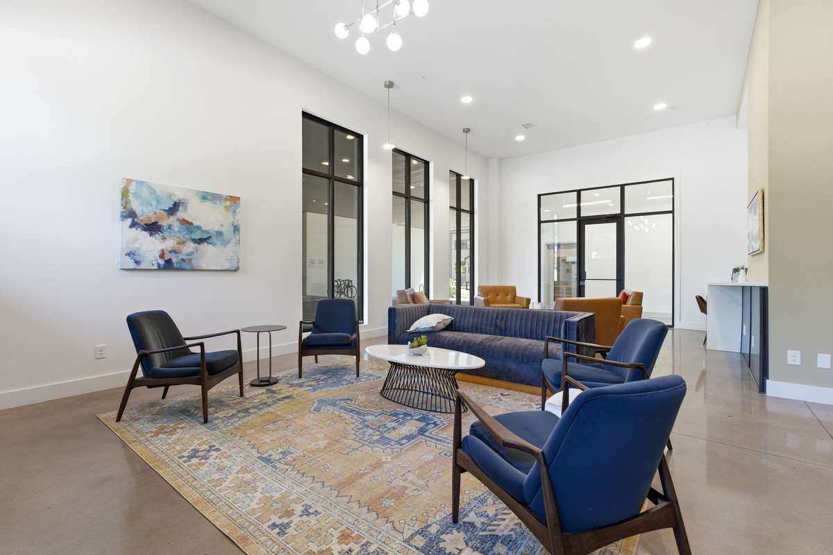 Resident lounge and workspace