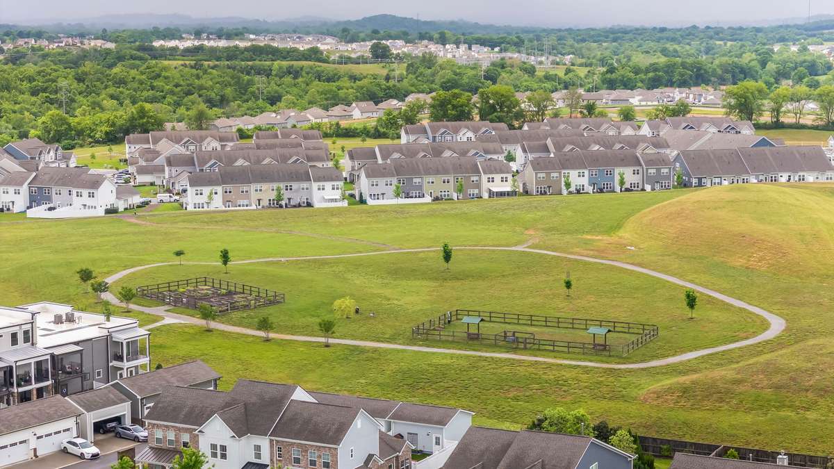 Convenient dog park is just another great amenity in Harvest Point.