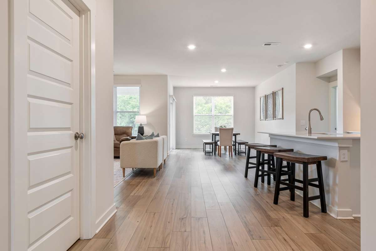 Storage here is wonderful! Coat closet, this additional storage closet, the bedrooms all have walk-in closets plus a walk-in pantry!