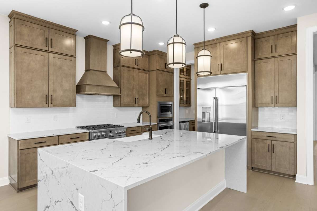Another view of the gourmet kitchen