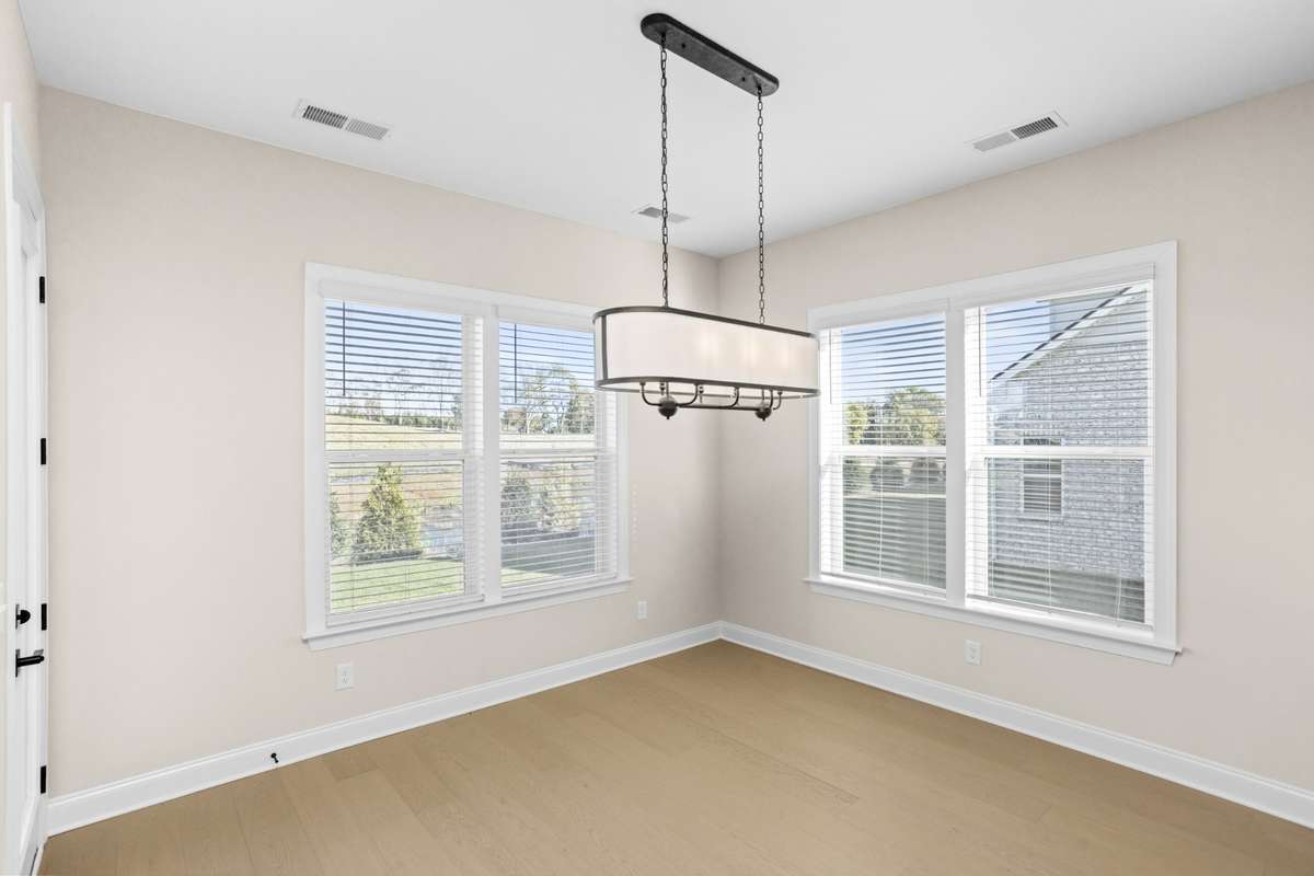 Eating area off kitchen