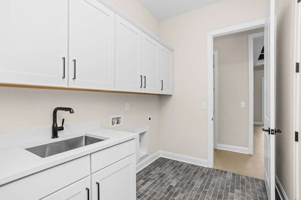 1st floor laundry right outside of master bedroom