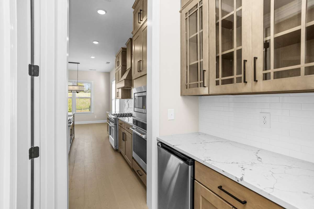 Butler's Pantry with a view into Kitchen