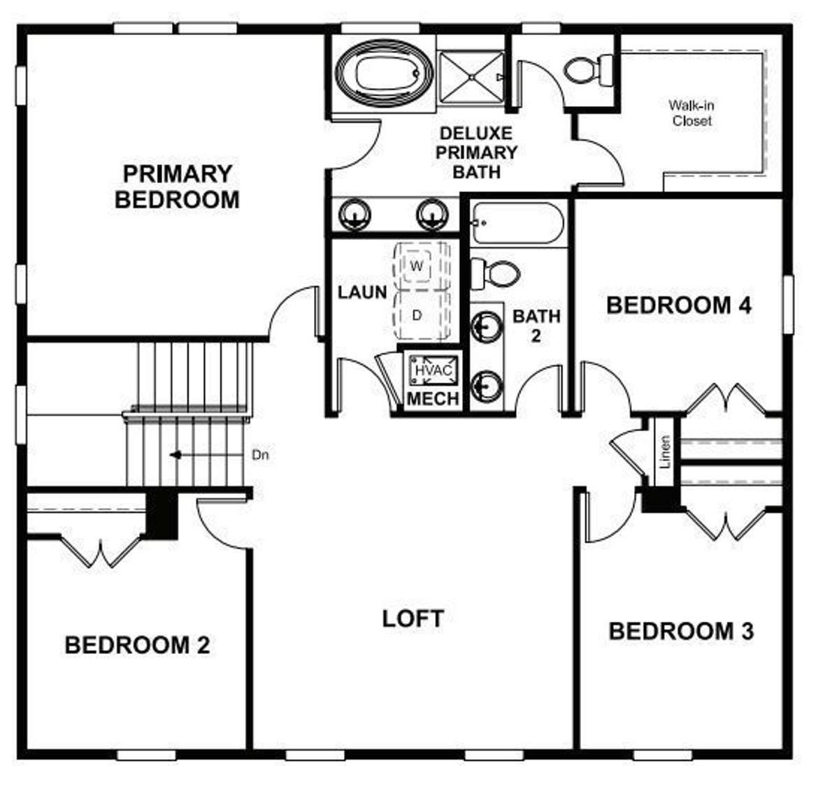 Second Floor Layout