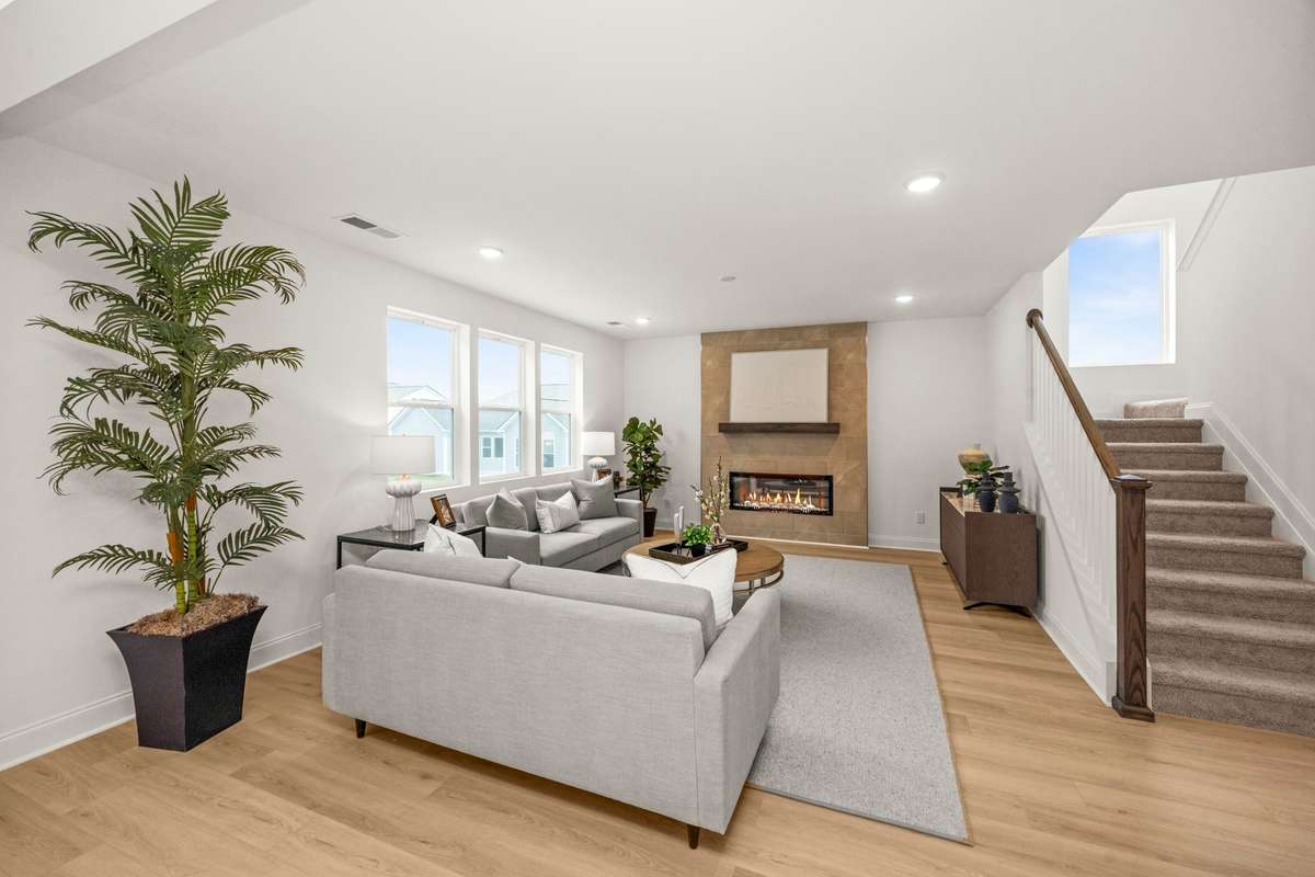 Welcome to your new home!!!  Photo of decorated model home.