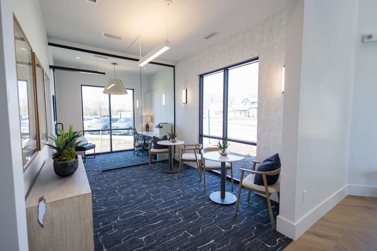 Offices located in amenity center