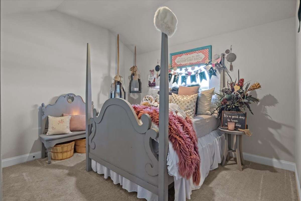 2nd Spacious Bedroom with vaulted ceiling!