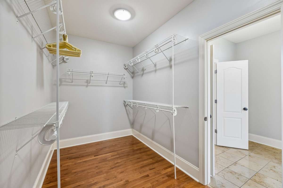 Primary walk in closet