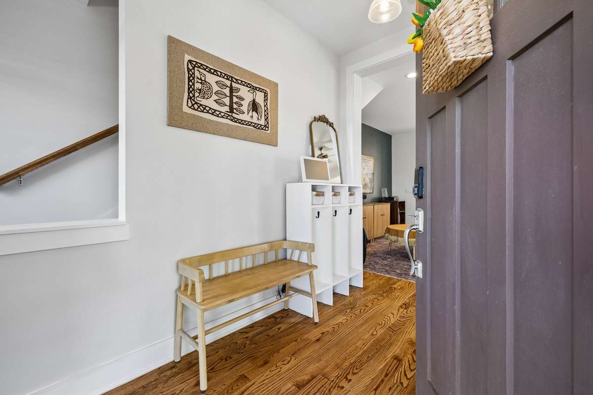 Entryway - Welcome to another C&H Properties build (2018).  Stained hardwoods throughout first floor.  Home is solid.