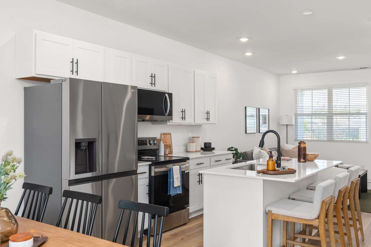 staged model home