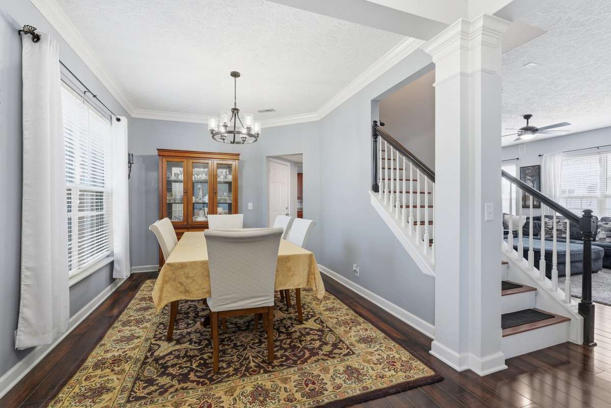 Another view of the dining room!