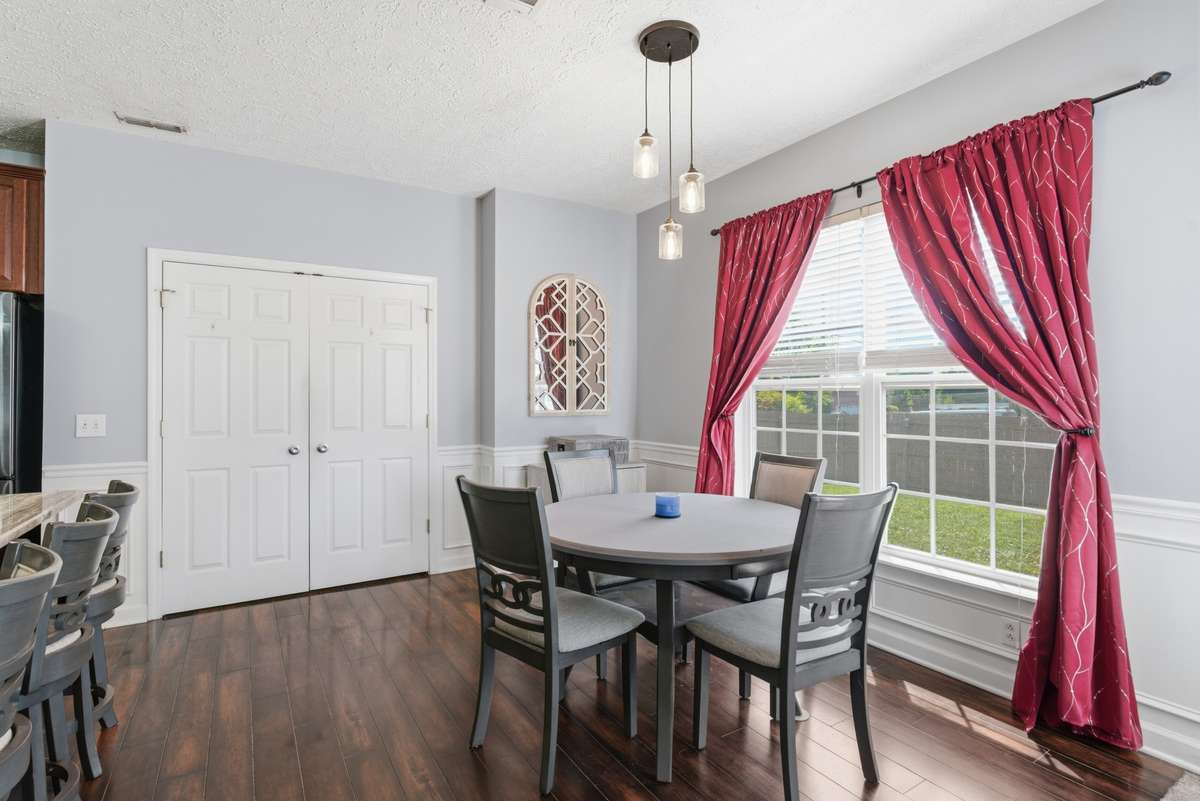 New light fixtures throughout the home!
