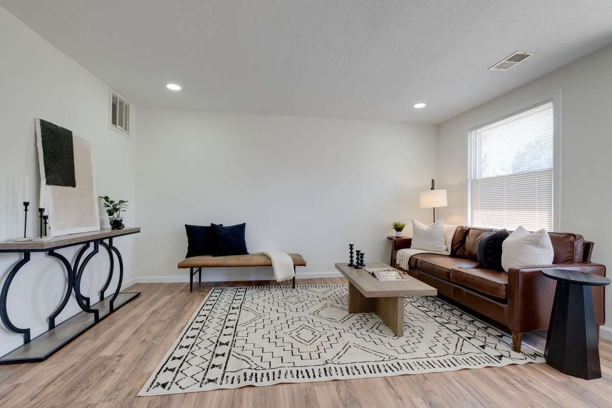 Unit B living room