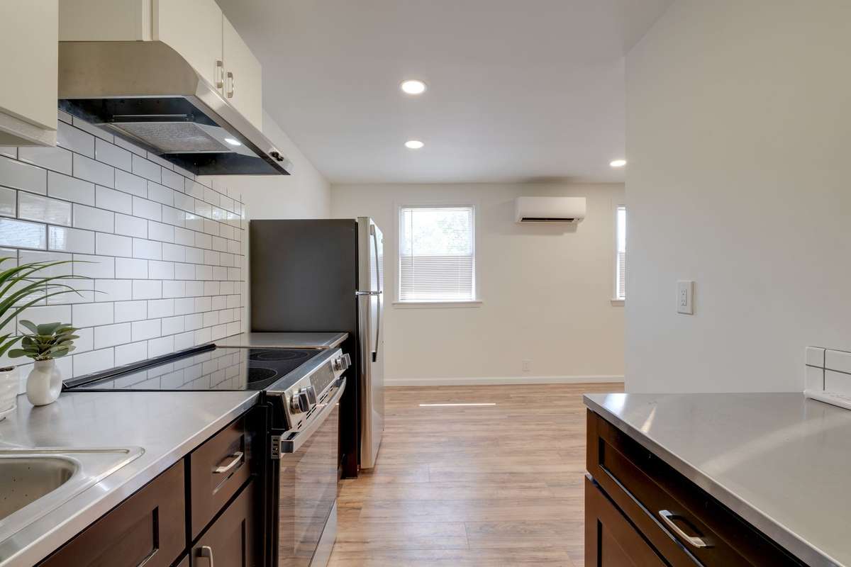 Unit C kitchen to dining nook