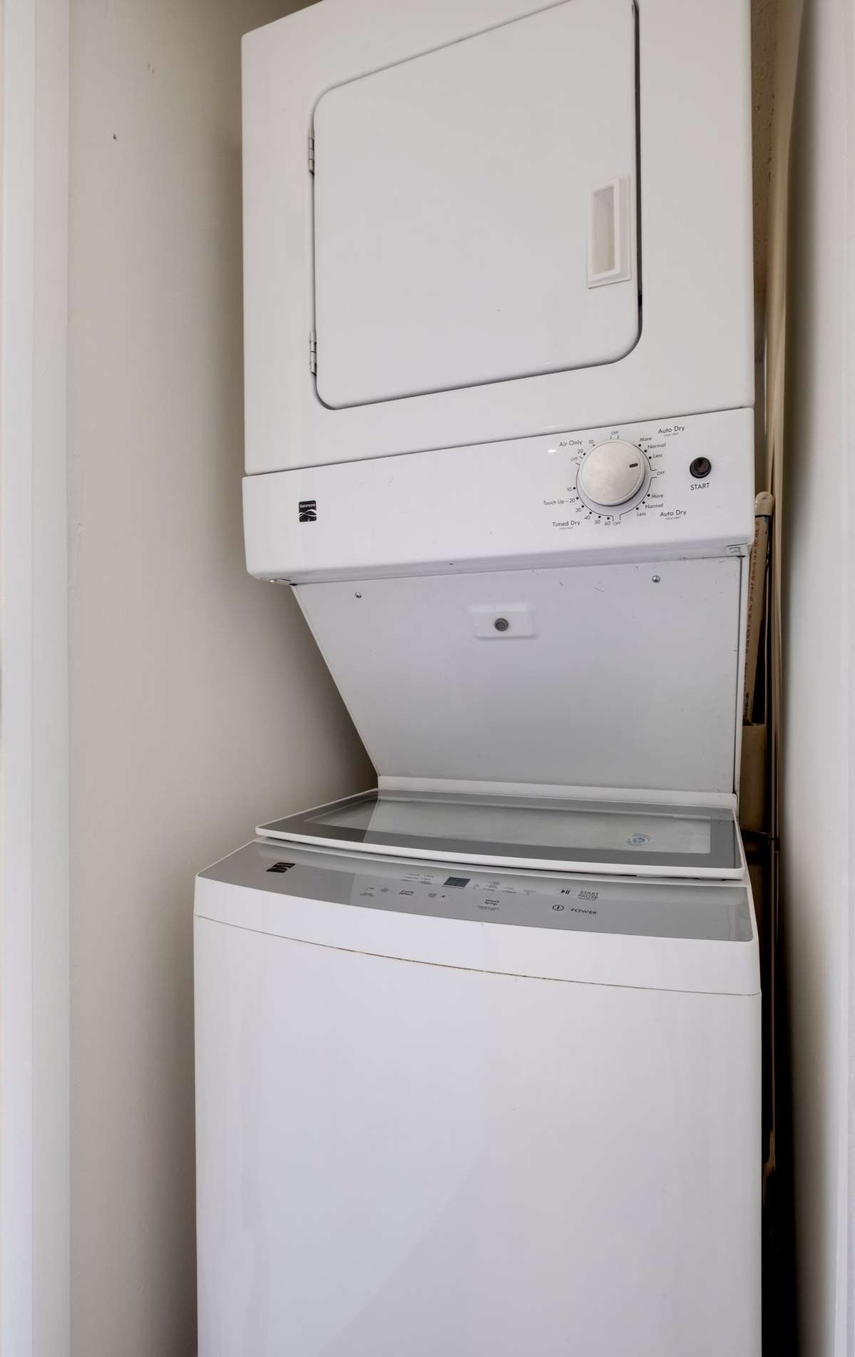 Unit B washer/dryer unit
