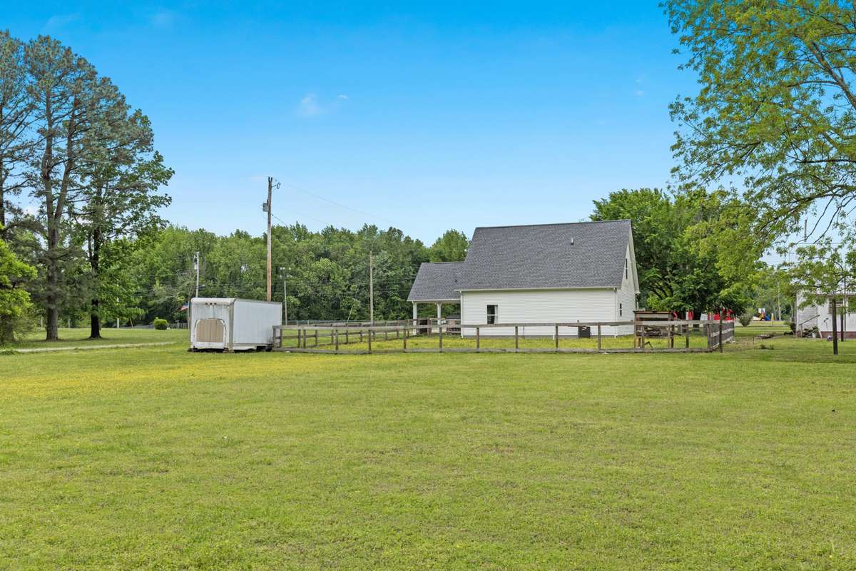 Fenced in Backyard
