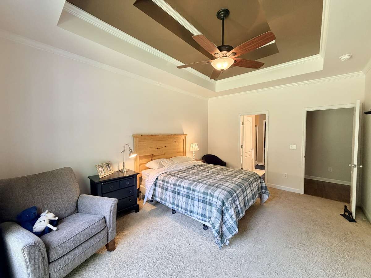 Oversized master suite