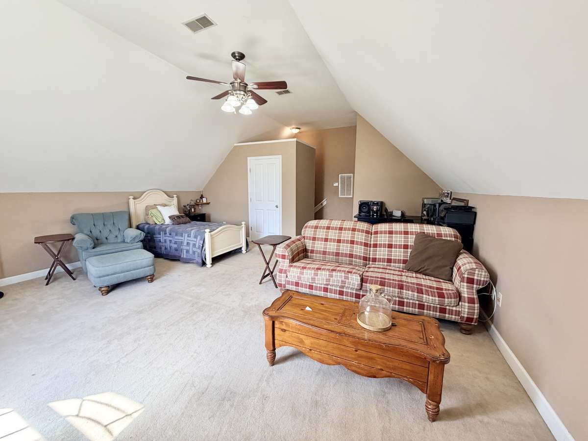 Bonus room over the garage