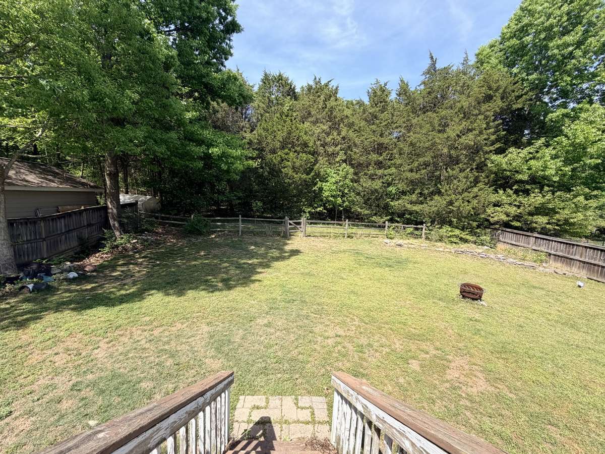 Beautiful private backyard