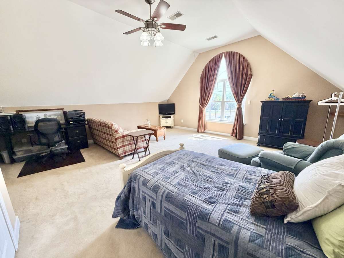 Bonus room over the garage