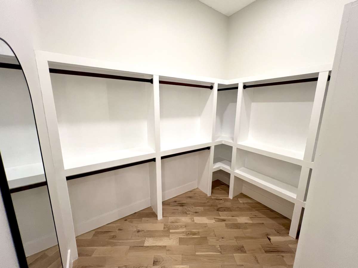 Master walk-in closet