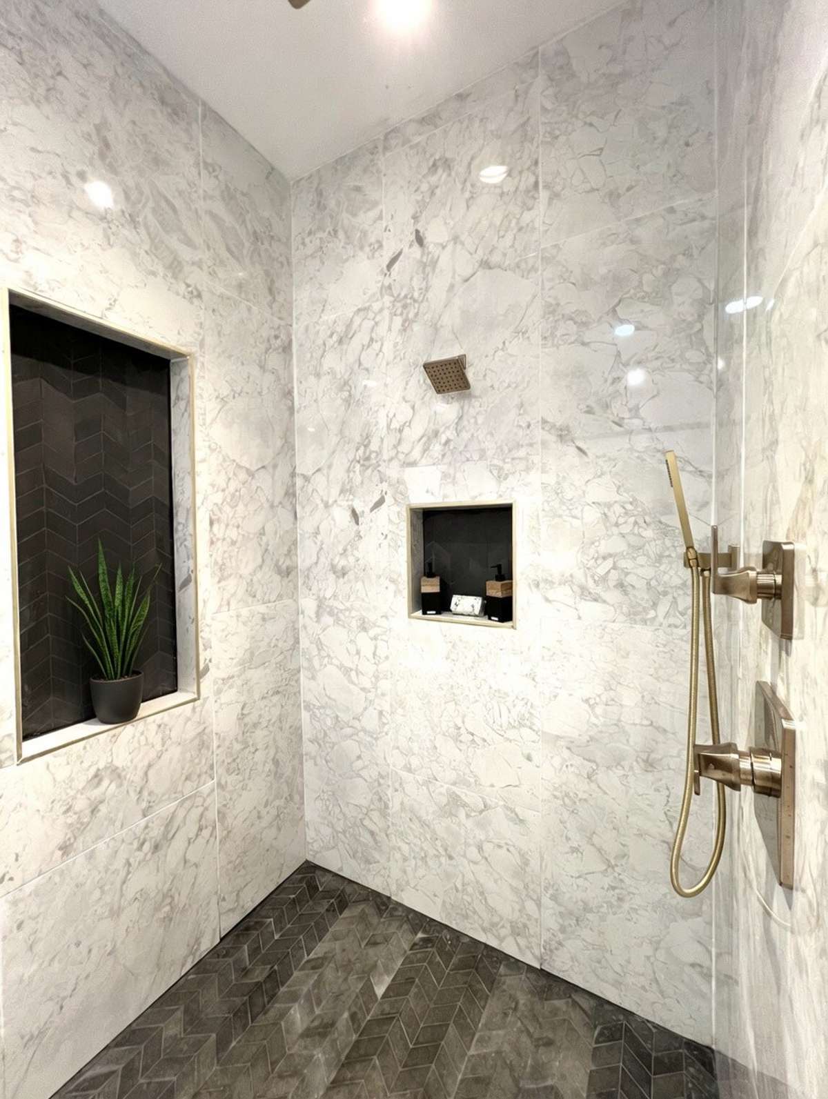 Master walk-in shower