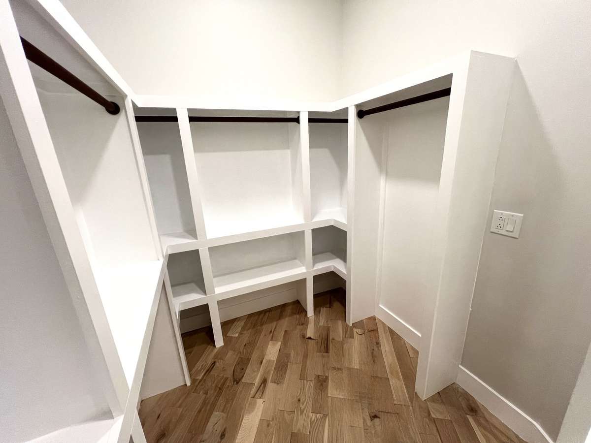 Master walk-in closet