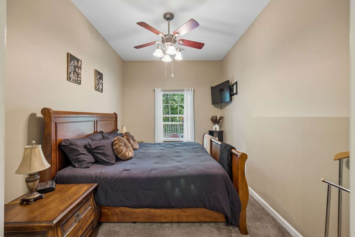 Fourth bedroom located in the basement.