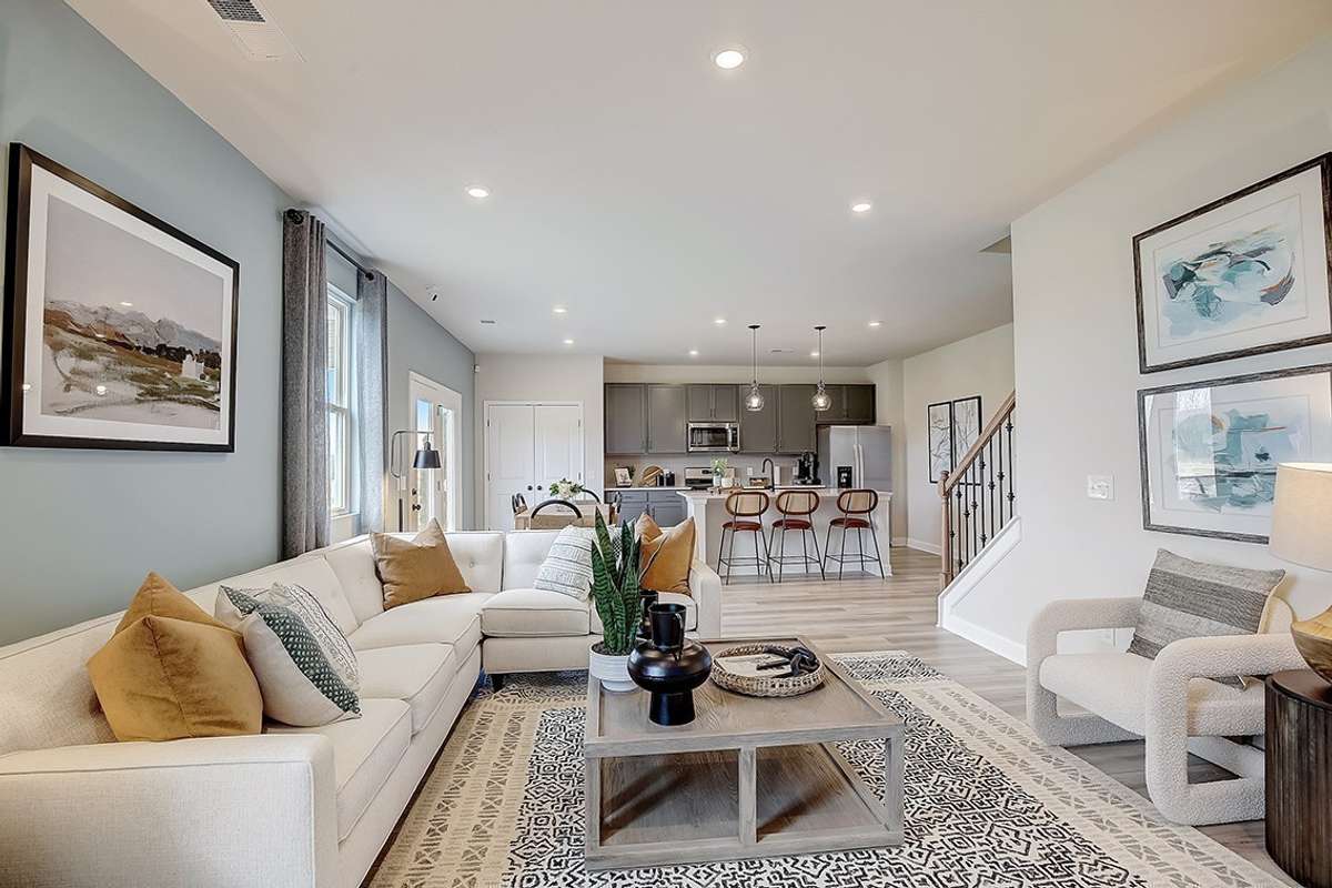 This is a photo of one of our model homes. Please know that some of the exterior and interior finishes, paint, and features may vary.