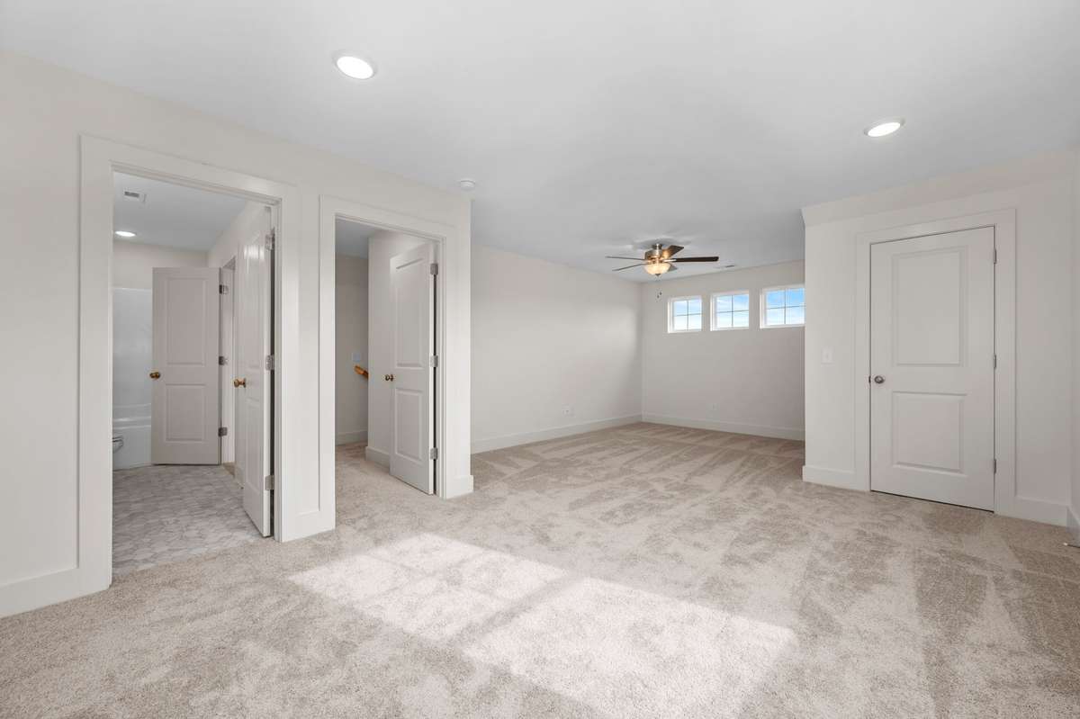 Upstairs bedroom of similar plan