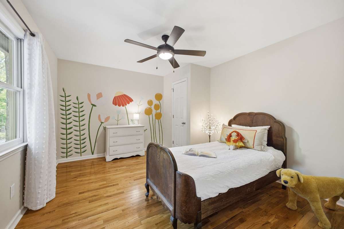 Bedroom #2 is located on the main level of the home.  It has a large walk in closet.