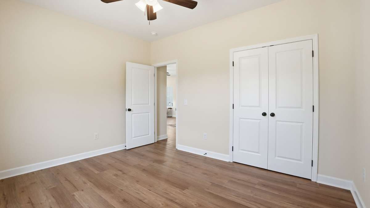 Bedroom 2 closet area