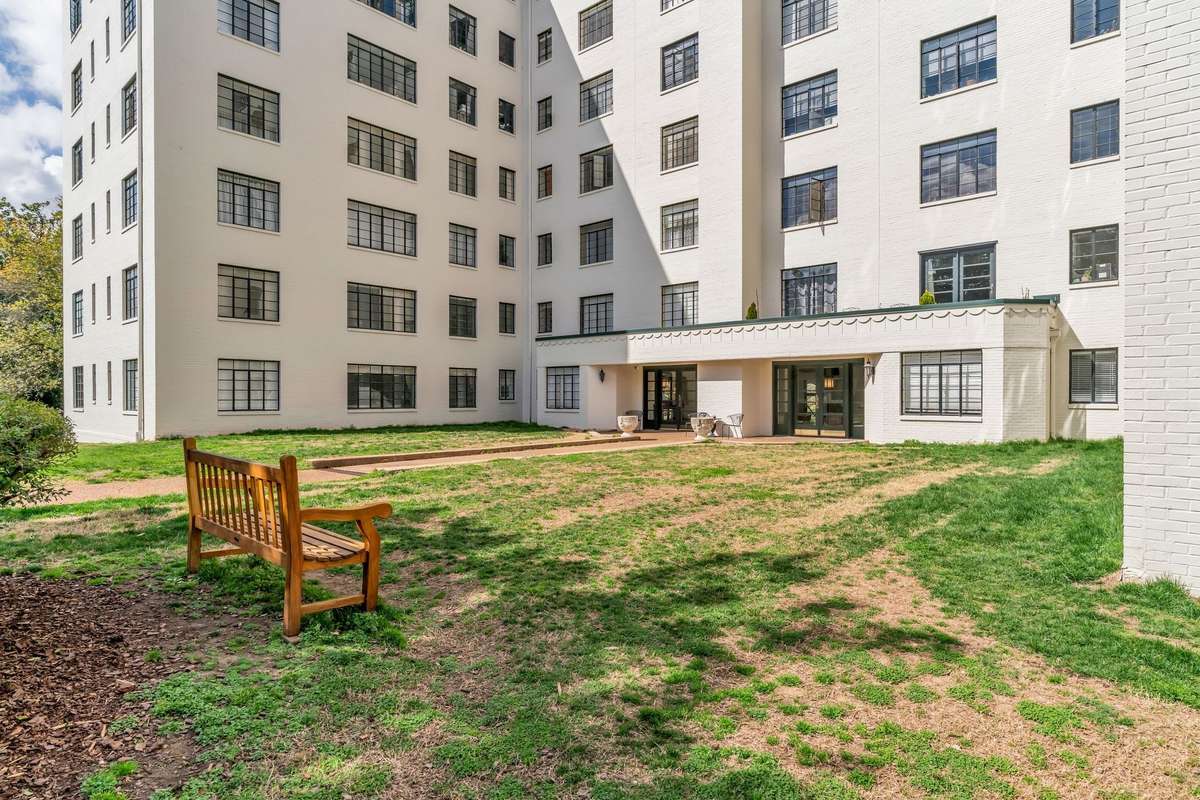 The rear lawn of the building is in the process of being fenced for your furry friends.