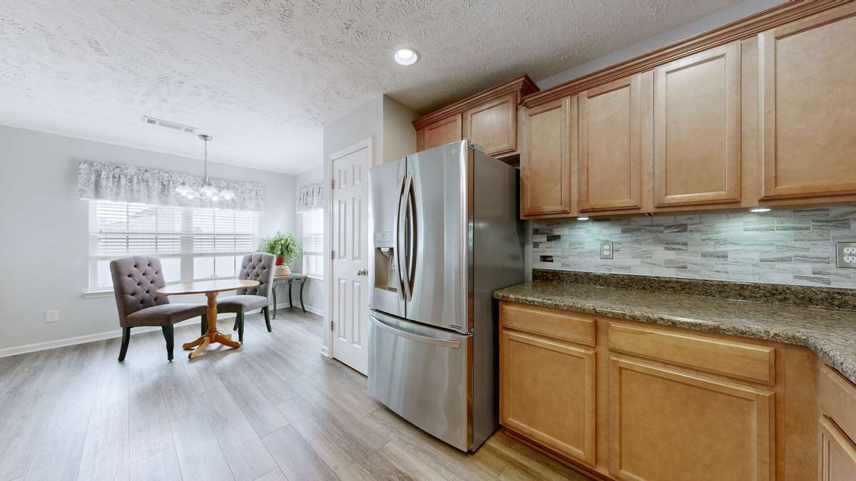 So much counter space and natural light!