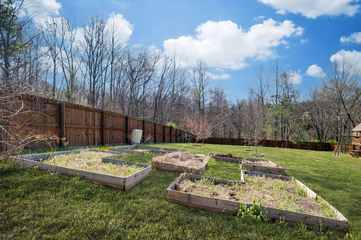 Raised Beds in Backyard
Note: Green Grass Edits on Exterior Photos