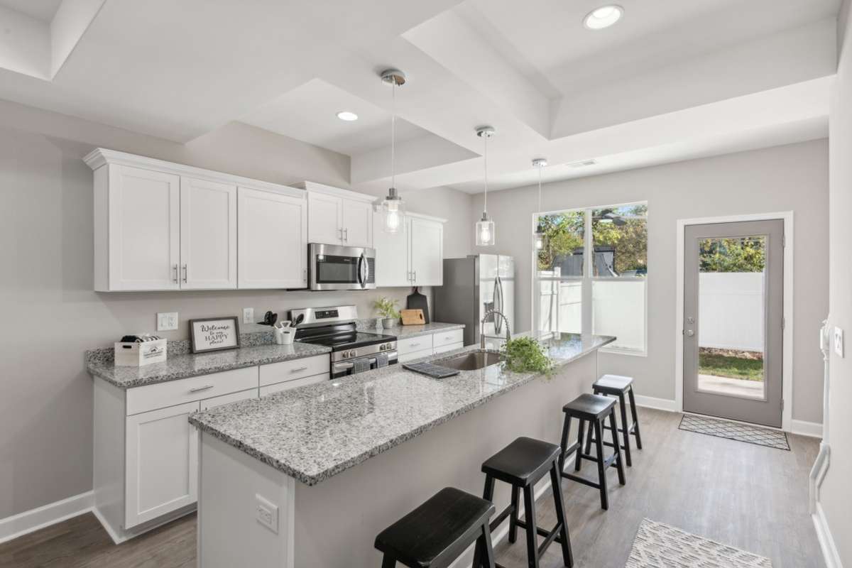 Photo is of different unit, identical interior.