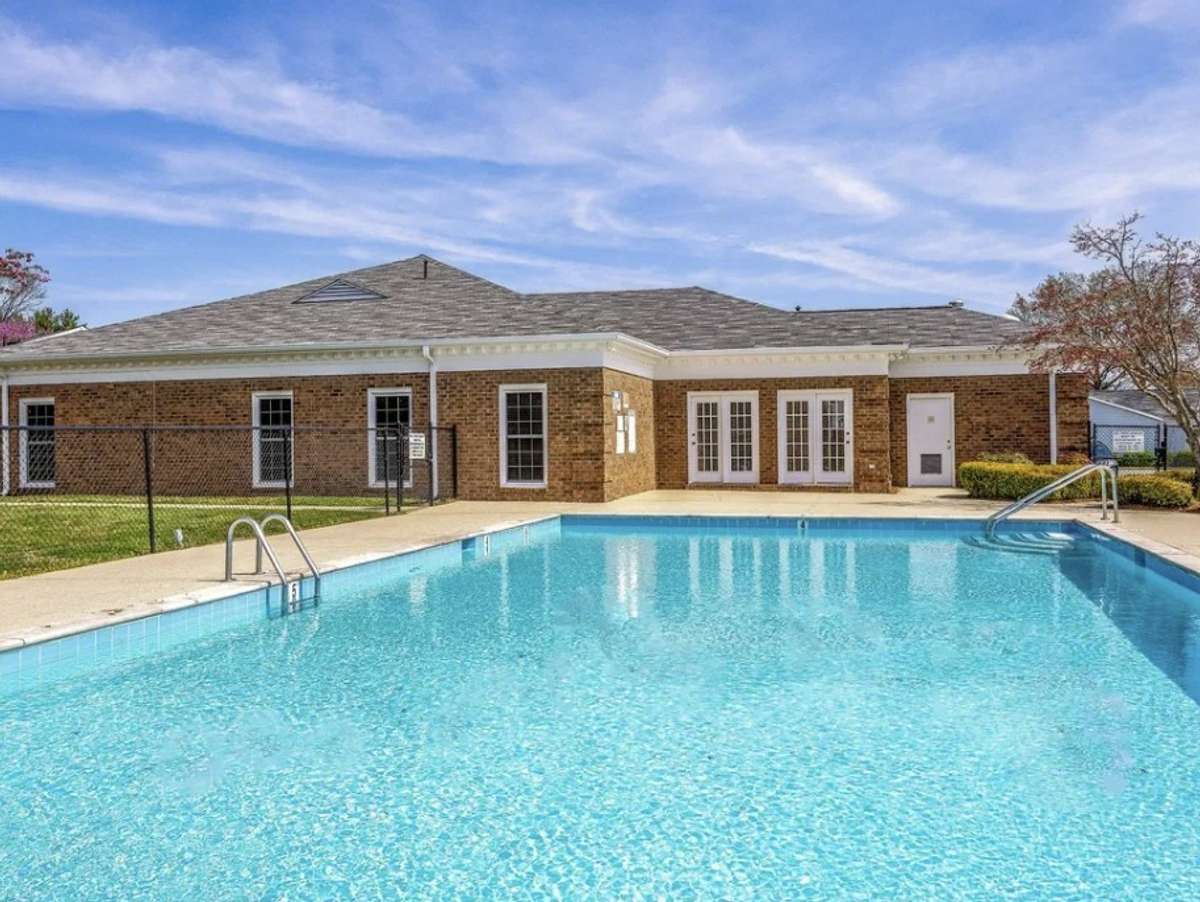 Heated pool.