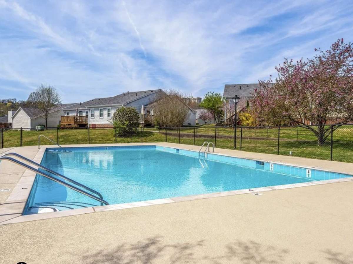 Heated pool.
