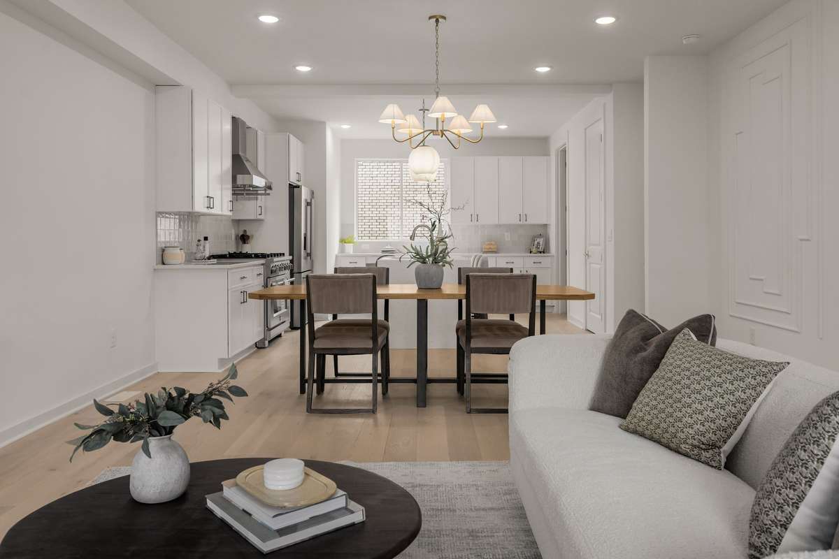 Living and dining area
