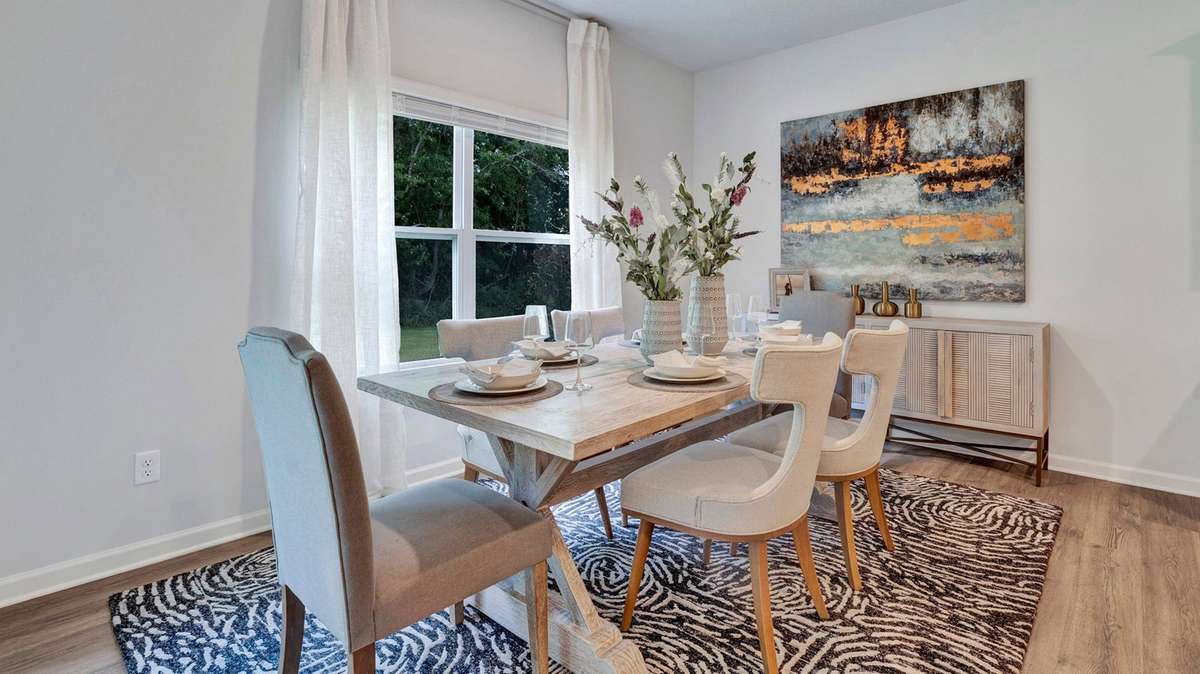 These pictures are of another Denham plan built in another area, not all features or finishes are the same.  Please call for the details for the finishes inside this new home.