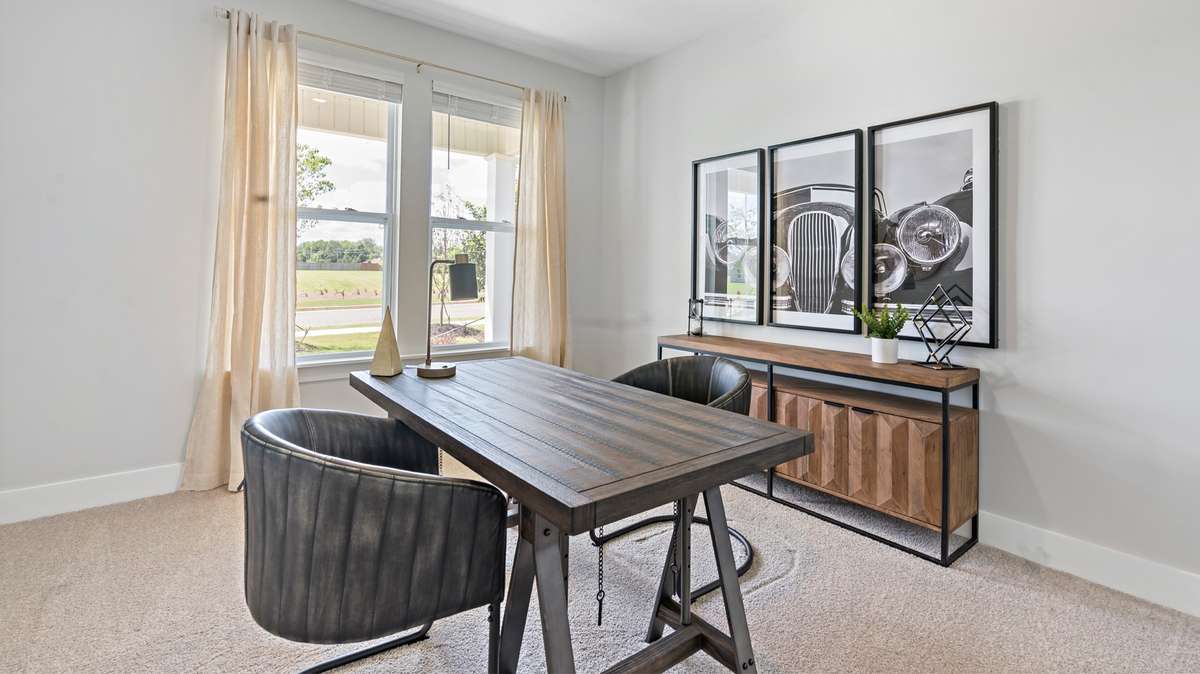 These pictures are of another Denham plan built in another area, not all features or finishes are the same.  Please call for the details for the finishes inside this new home.