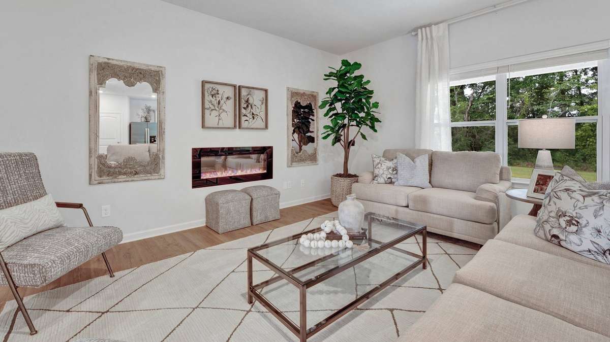 These pictures are of another Denham plan built in another area, not all features or finishes are the same.  Please call for the details for the finishes inside this new home.