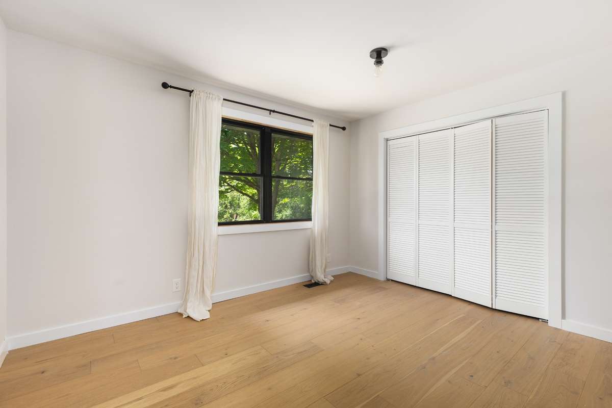 large second bedroom and ample closet space