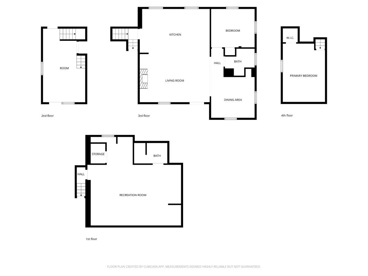The main house floorplan