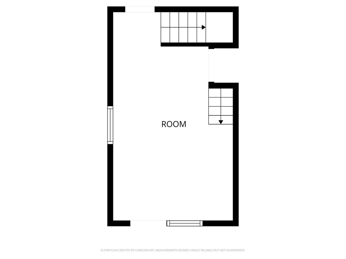 Mid level entry/mudroom/laundry that connects lower level to main level of the main house.