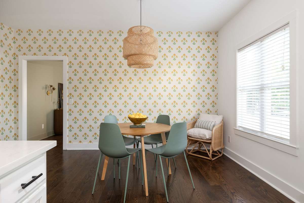 a carefully curated color palette with delicious pops of color from every angle