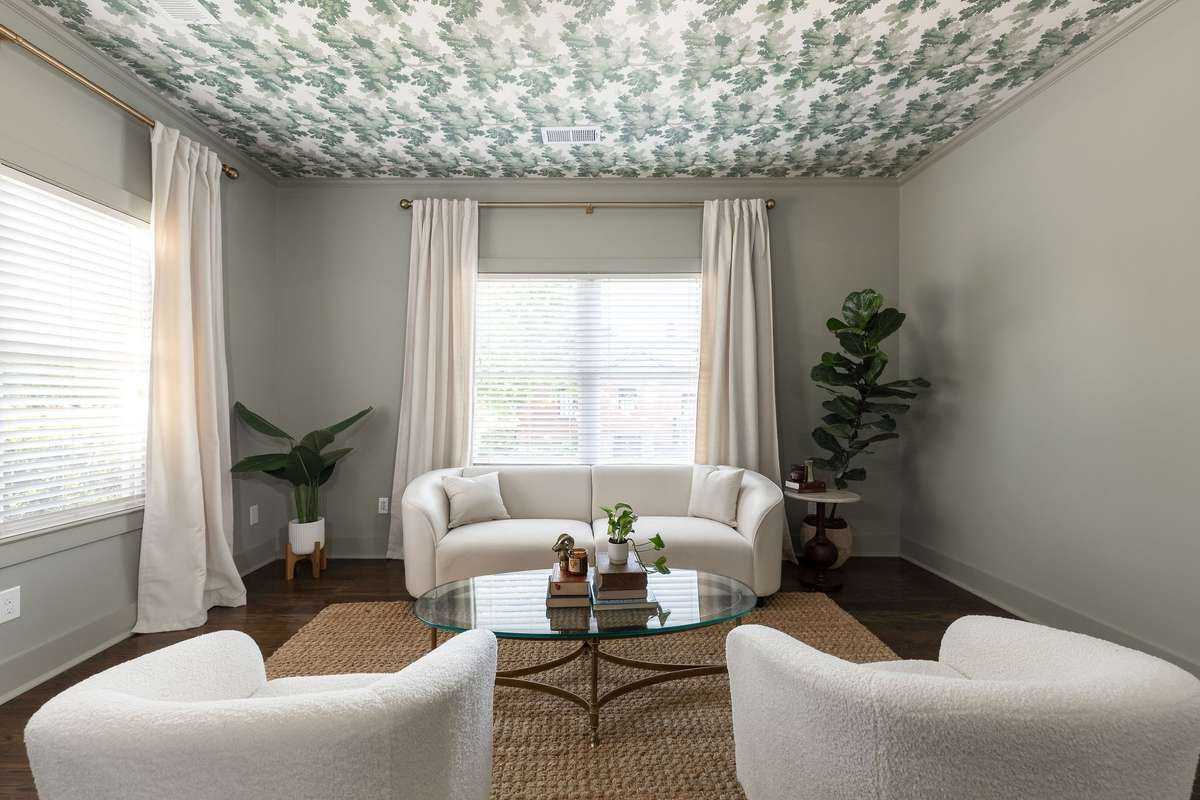 Oversized windows in the living room