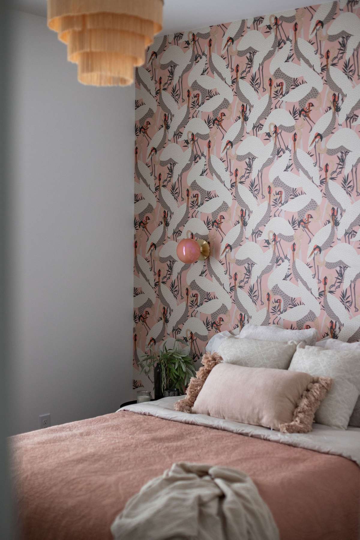 Stylish lighting and east facing windows for cool morning light